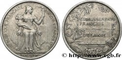 FRANZÖSISCHE POLYNESIA - Franzözische Ozeanien 5 Francs Établissements Français de l’Océanie 1952 Paris