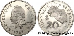 NUEVA CALEDONIA Essai de 20 Francs 1967 Paris