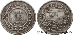 TUNISIA - Protettorato Francese 50 Centimes AH1335 1916 Paris 