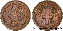 AFRIQUE ÉQUATORIALE FRANÇAISE - FRANCE LIBRE 1 Franc 1943 Prétoria