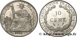 FRENCH INDOCHINA 10 Centièmes 1922 Paris MS 