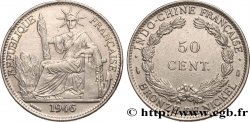 FRANZÖSISCHE-INDOCHINA 50 Centièmes 1946 Paris VZ 