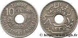 TUNESIEN - Französische Protektorate  10 Centimes AH 1337 1919 Paris