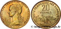 FRANZÖSISCHE SOMALILAND 20 Francs 1952 Paris