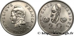 NEUE HEBRIDEN (VANUATU ab 1980) 20 Francs 1967 Paris