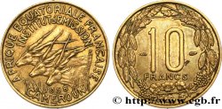 FRANZÖSISCHE EQUATORIAL AFRICA - KAMERUN 10 Francs 1958 Paris