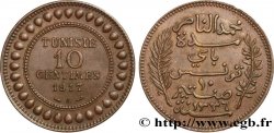 TUNISIA - French protectorate 10 Centimes AH1336 1917 Paris