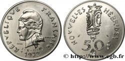 NEUE HEBRIDEN (VANUATU ab 1980) Essai de 50 Francs IEOM 1972 Paris