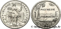 POLYNÉSIE FRANÇAISE 1 Franc I.E.O.M. frappe médaille 2007 Paris