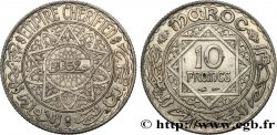 MAROC - PROTECTORAT FRANÇAIS 10 Francs an 1352 1933 Paris