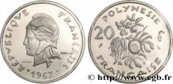 POLINESIA FRANCESE Essai de 20 Francs Marianne 1967 Paris 
