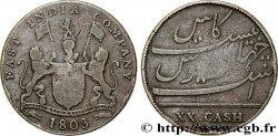 ISLA DE FRANCIA (MAURICIO) XX (20) Cash East India Company 1803 Madras