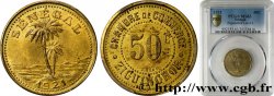FRENCH AFRICA - SENEGAL 50 Centimes Chambre de commerce de Ziguinchor 1921 