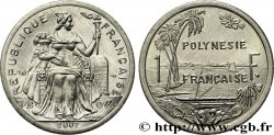 FRANZÖSISCHE-POLYNESIEN 1 Franc I.E.O.M. frappe médaille 2007 Paris