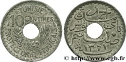 TUNESIEN - Französische Protektorate  10 Centimes AH 1361 1942 Paris