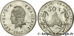 FRANZÖSISCHE-POLYNESIEN Essai de 50 Francs Marianne 1967 Paris