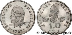 NUOVO EBRIDI (VANUATU dopo1980) Essai de 10 Francs 1967 Paris 