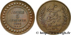 TUNISIE - PROTECTORAT FRANÇAIS 5 Centimes AH1310 1893 Paris