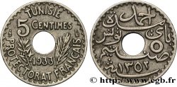 TUNISIA - Protettorato Francese 5 Centimes 1933 Paris 