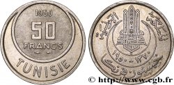 TUNISIA - Protettorato Francese 50 Francs AH1370 1950 Paris 