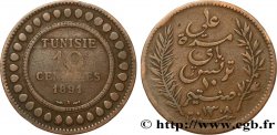 TUNISIA - French protectorate 10 Centimes AH1308 1891 Paris