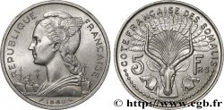 SOMALIA FRANCESE 5 Francs 1965 Paris 