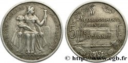 POLINESIA FRANCESE - Oceania Francese 5 Francs Établissements Français de l’Océanie 1952 Paris 