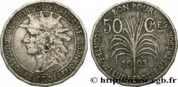 GUADELUPA Bon pour 50 Centimes 1903  