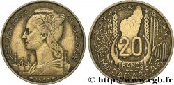 MADAGASCAR - Union française 20 Francs 1953 Paris