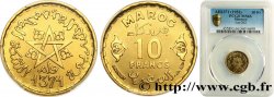 MARUECOS - PROTECTORADO FRANCÉS 10 Francs AH 1371 1952 Paris