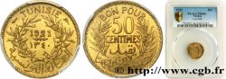 TUNISIA - French protectorate Bon pour 50 Centimes 1921 Paris