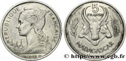 MADAGASCAR - UNIóN FRANCESA 5 Francs 1953 Paris