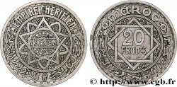 MOROCCO - FRENCH PROTECTORATE 20 Francs AH 1366 1947 Paris