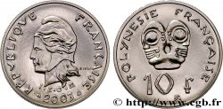 POLINESIA FRANCESE 10 Francs I.E.O.M Marianne 2003 Paris 
