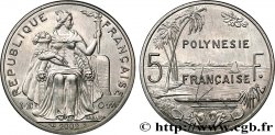 FRANZÖSISCHE-POLYNESIEN 5 Francs 2002 