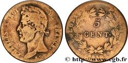 COLONIES FRANÇAISES - Charles X, pour la Guyane 5 Centimes Charles X 1829 Paris - A