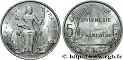POLINESIA FRANCESA 5 Francs I.E.O.M. 1977 Paris