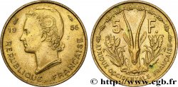 FRENCH WEST AFRICA 5 Francs 1956 Paris