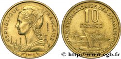 FRENCH SOMALILAND Essai de 10 Francs 1965 Paris