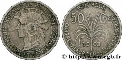 GUADELUPA Bon pour 50 Centimes 1903  