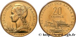 DJIBOUTI - Territoire français des AFARS et des ISSAS 20 Francs ESSAI 1968 Paris