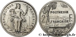 POLYNÉSIE FRANÇAISE 2 Francs I.E.O.M 1984 Paris SPL 