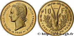 TOGO - UNION FRANCESE Essai de 10 Francs 1956 Paris 