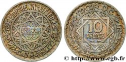 MARUECOS - PROTECTORADO FRANCÉS 10 Francs AH 1366 1947 Paris