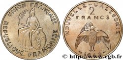 NUOVA CALEDONIA Essai de 2 Francs avec listel en relief 1948 Paris 