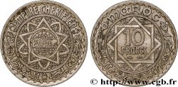 MAROCCO - PROTETTORATO FRANCESE 10 Francs AH 1366 1947 Paris 