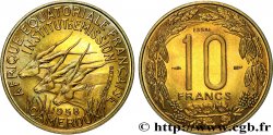 AFRIQUE ÉQUATORIALE FRANÇAISE - CAMEROUN Essai de 10 Francs 1958 Paris