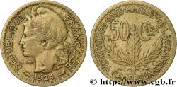 CAMEROON - TERRITORIES UNDER FRENCH MANDATE 50 Centimes 1924 Paris