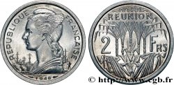 ÎLE DE LA RÉUNION 2 Francs 1948 Paris