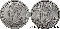 ÎLE DE LA RÉUNION 1 Franc Marianne / canne à sucre 1948 Paris
